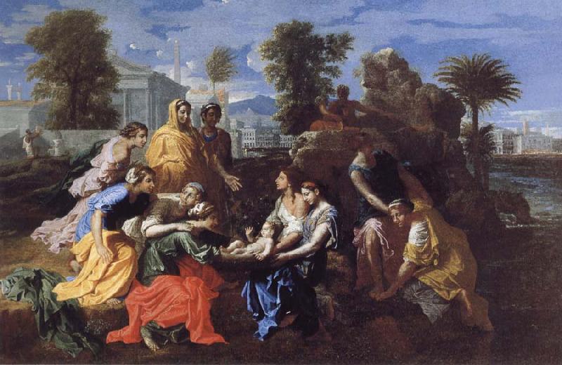 Nicolas Poussin The Finding of Moses Sweden oil painting art